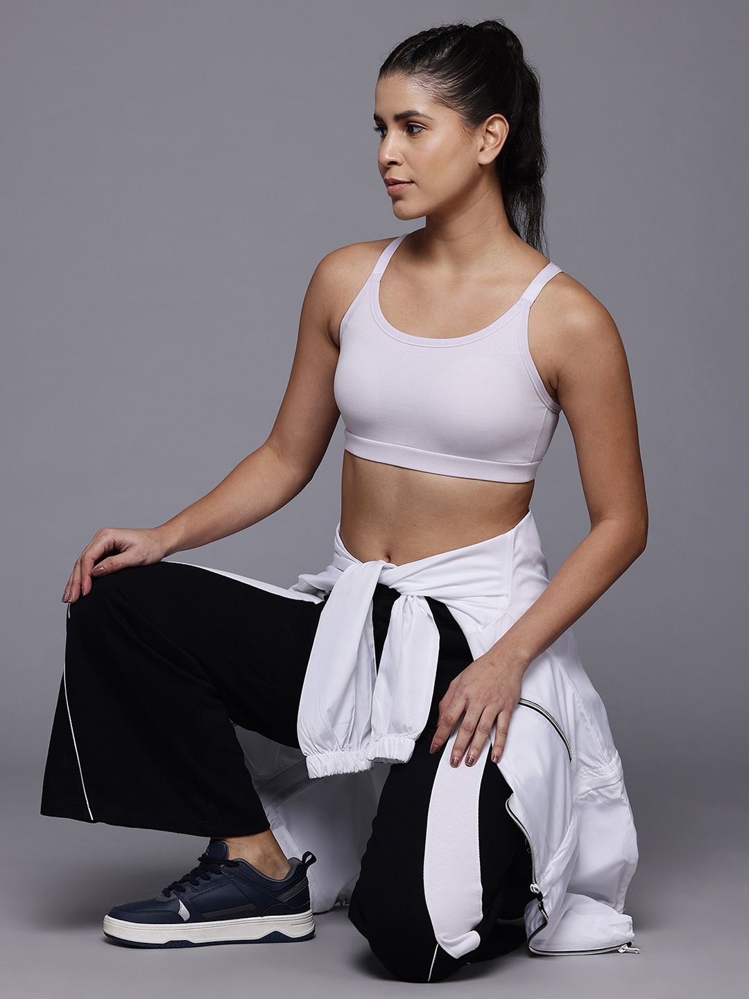 

HRX by Hrithik Roshan Padded Yoga Bra, White
