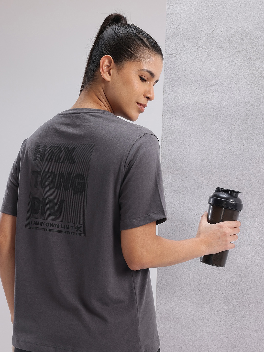 

HRX by Hrithik Roshan Twin Collection Training T-shirt, Black