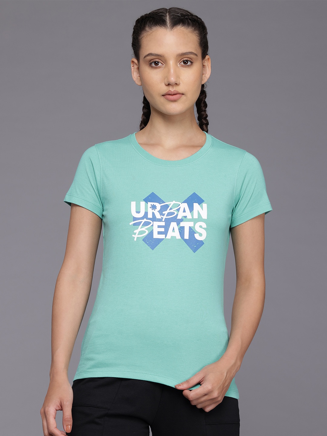 

HRX by Hrithik Roshan Printed Lifestyle T-shirt, Blue
