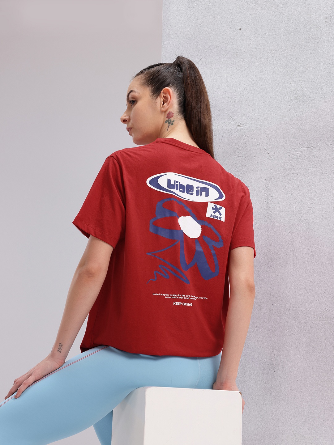 

HRX by Hrithik Roshan Lifestyle Graphic Print T-shirt, Red
