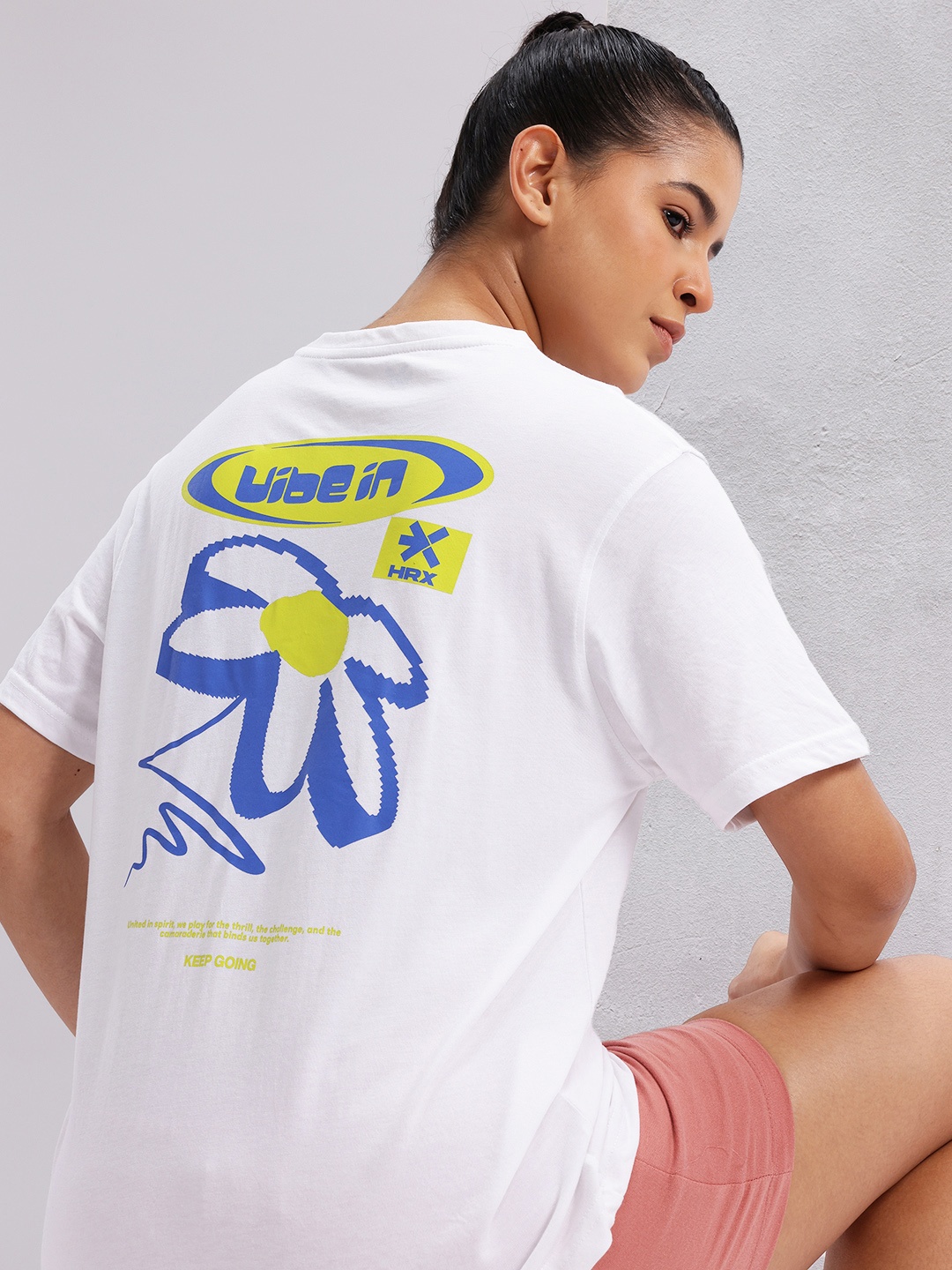 

HRX by Hrithik Roshan Printed Lifestyle T-shirt, White