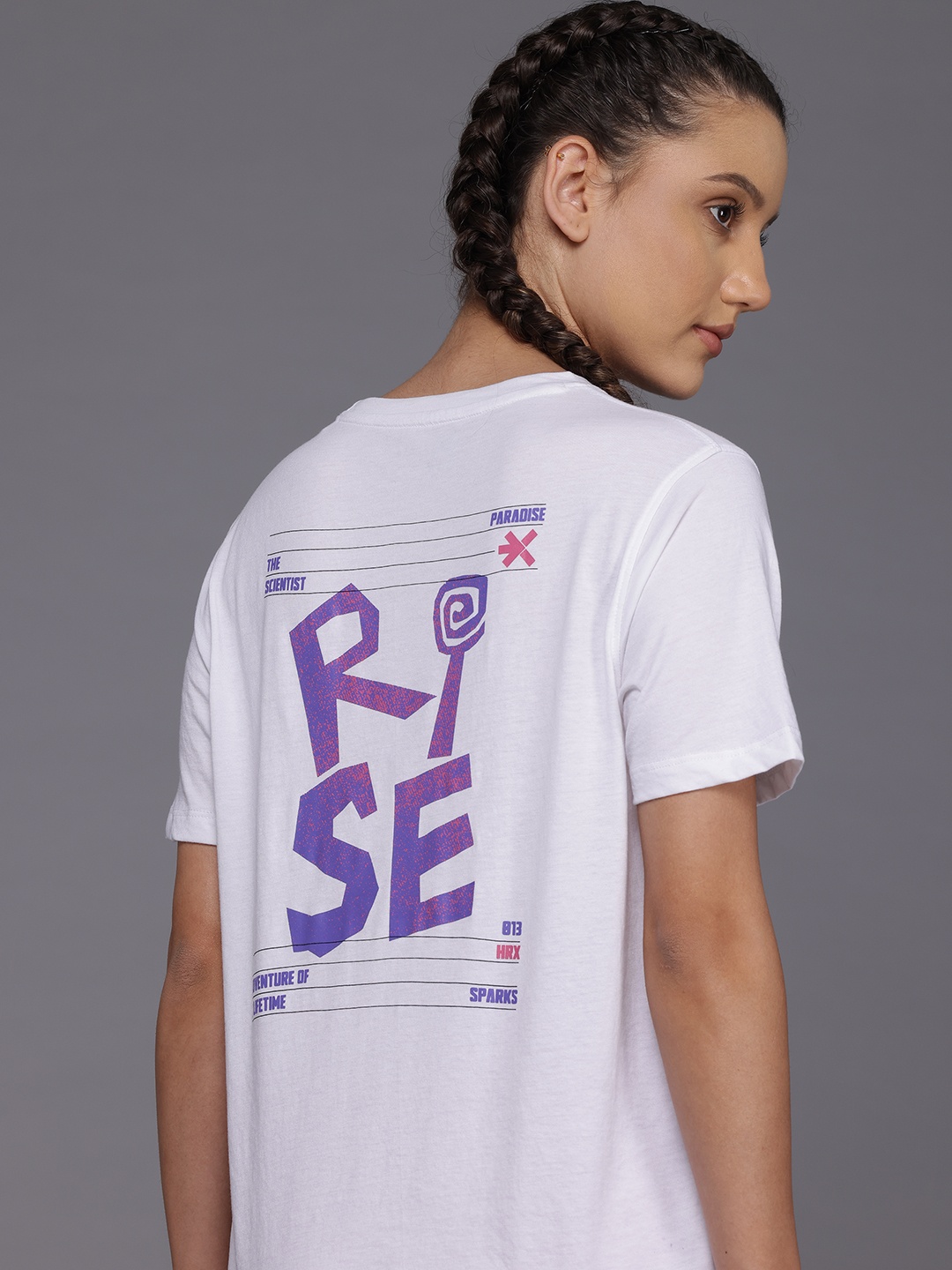 

HRX by Hrithik Roshan Printed Lifestyle Tshirt, White