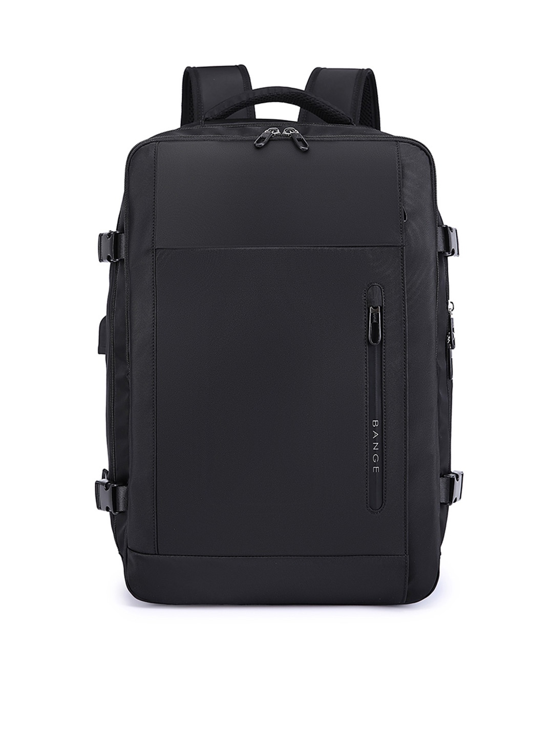 

Red Lemon Fissure Unisex Business Travel Laptop Backpack Upto 17inches, Black