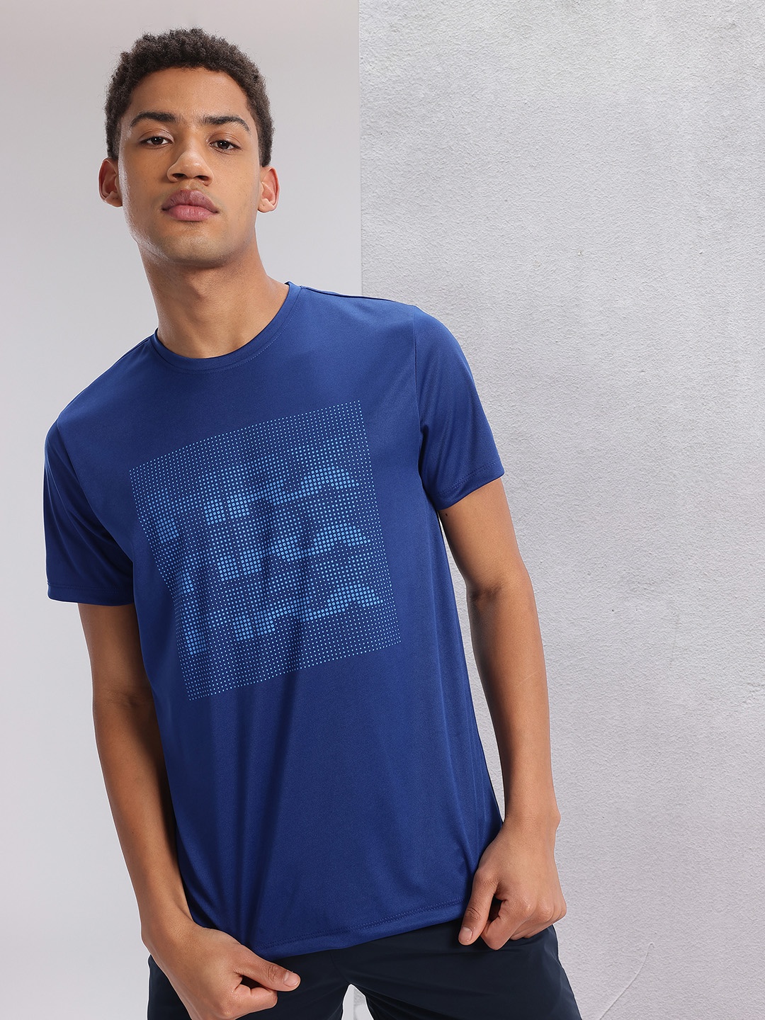

HRX by Hrithik Roshan Men Typography Printed T-shirt, Blue