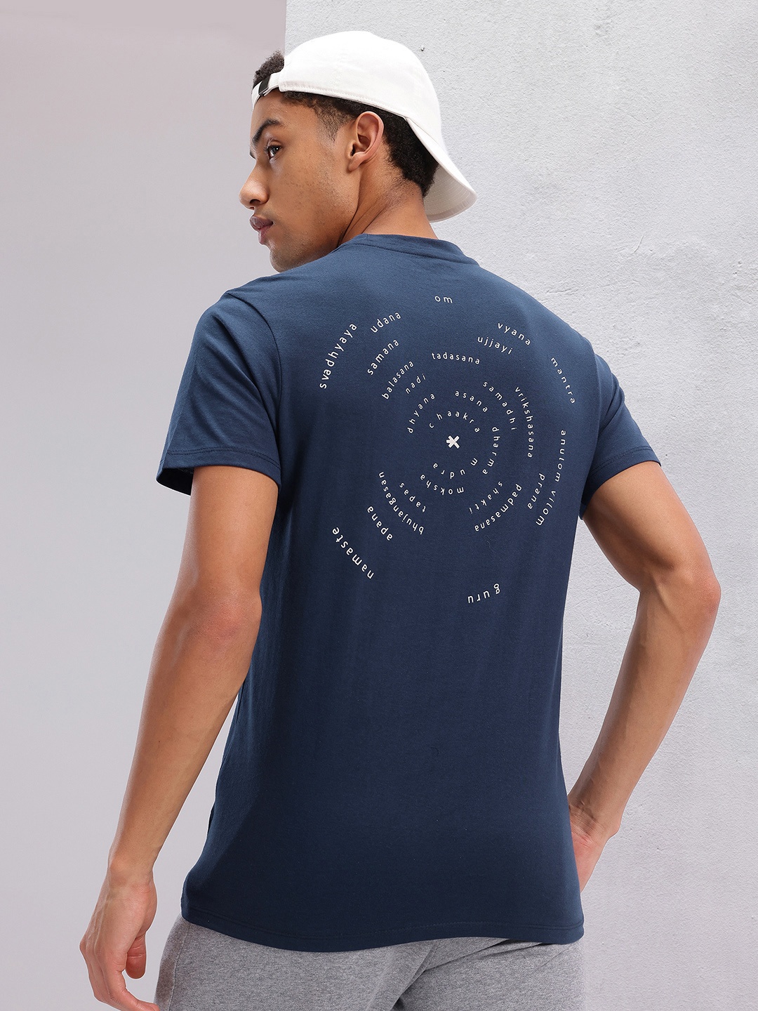 HRX by Hrithik Roshan Typography Printed T-shirt, Blue