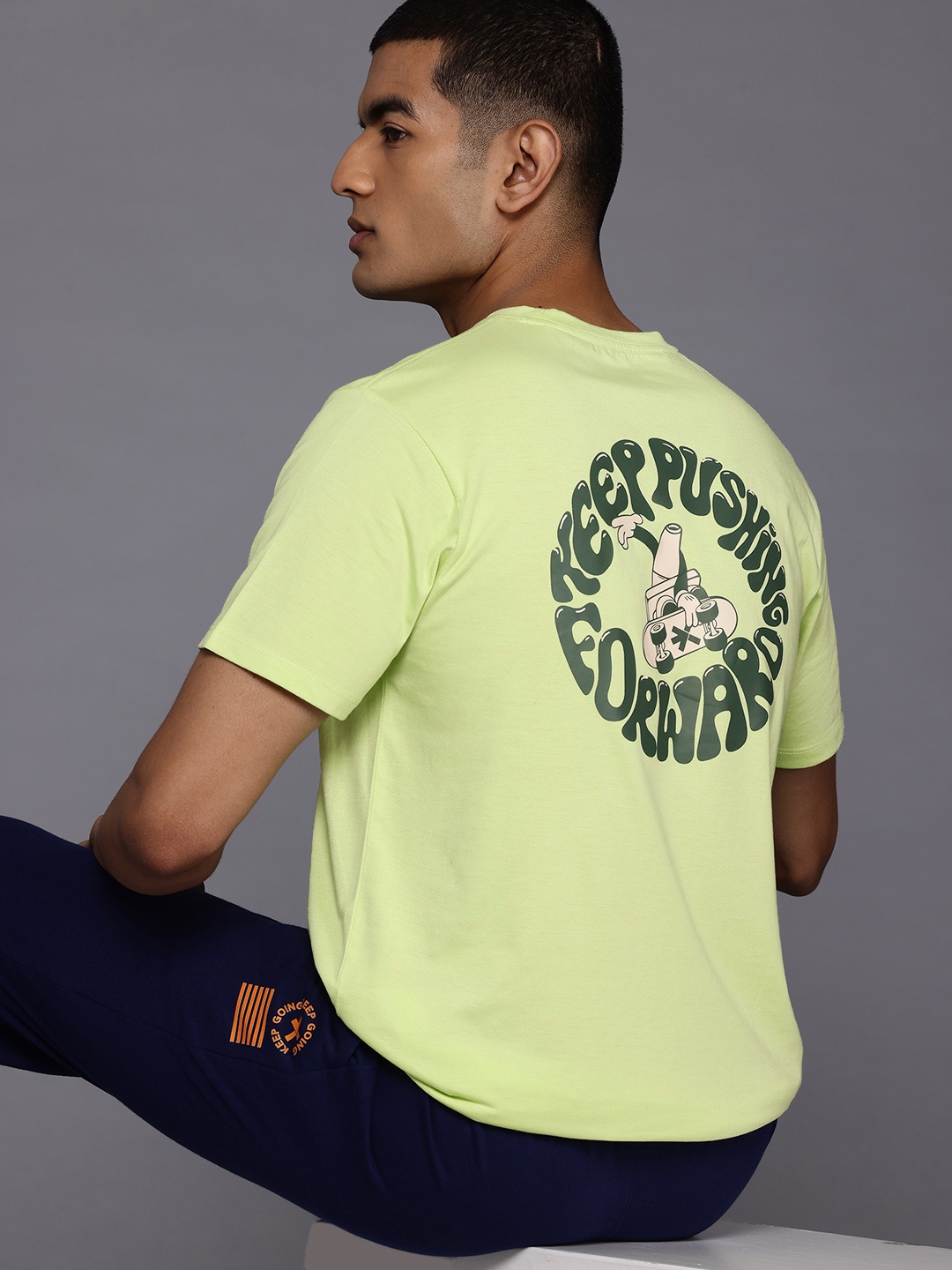 

HRX by Hrithik Roshan Printed Lifestyle T-shirt, Green