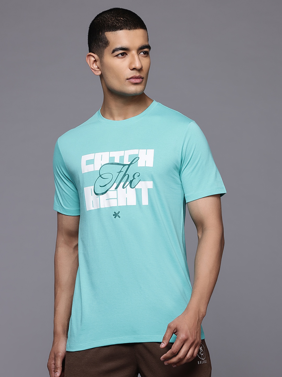 

HRX by Hrithik Roshan Men Typography Printed Lifestyle T-shirt, Blue