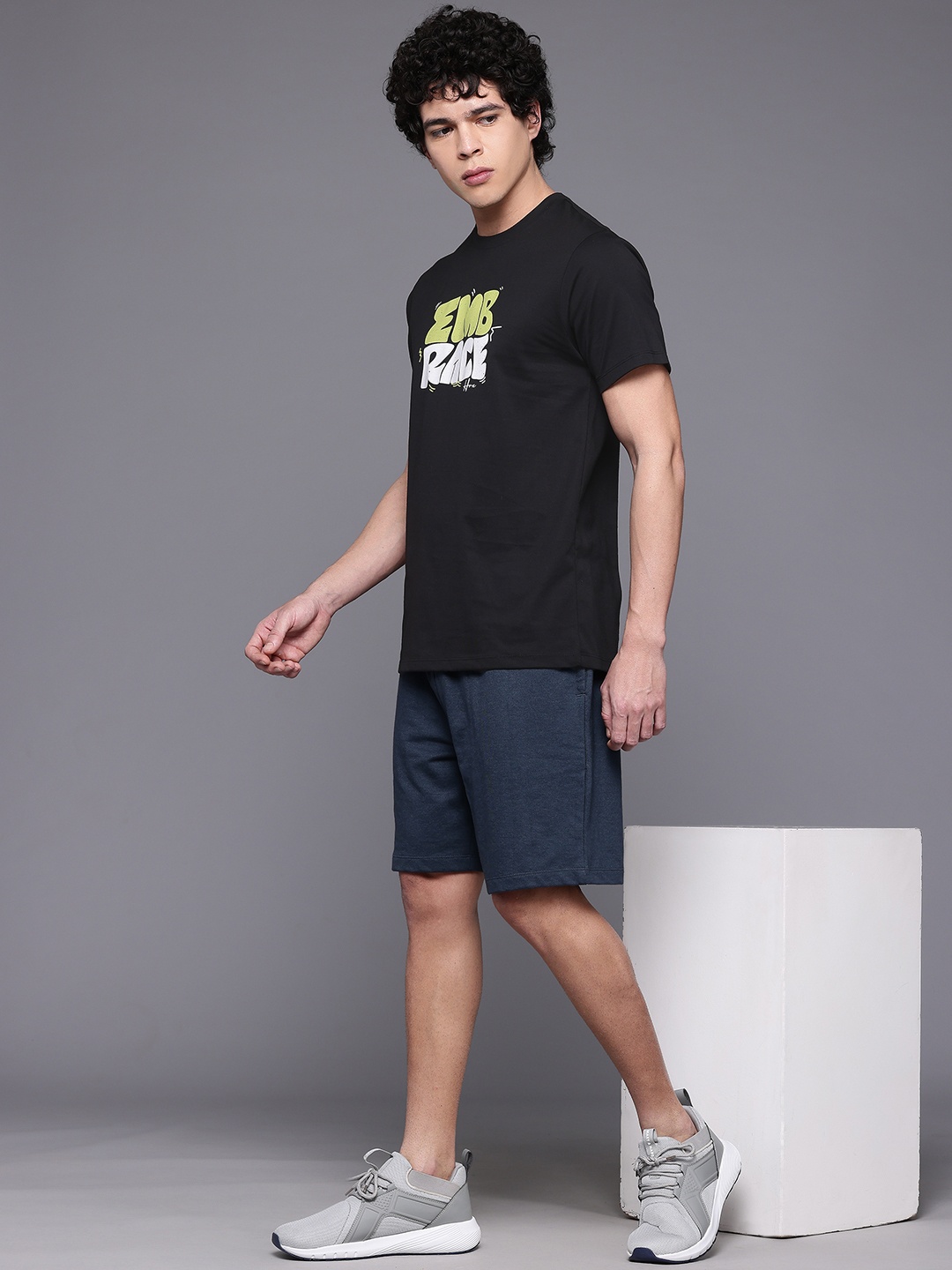 

HRX by Hrithik Roshan Typography Lifestyle T-shirt, Black