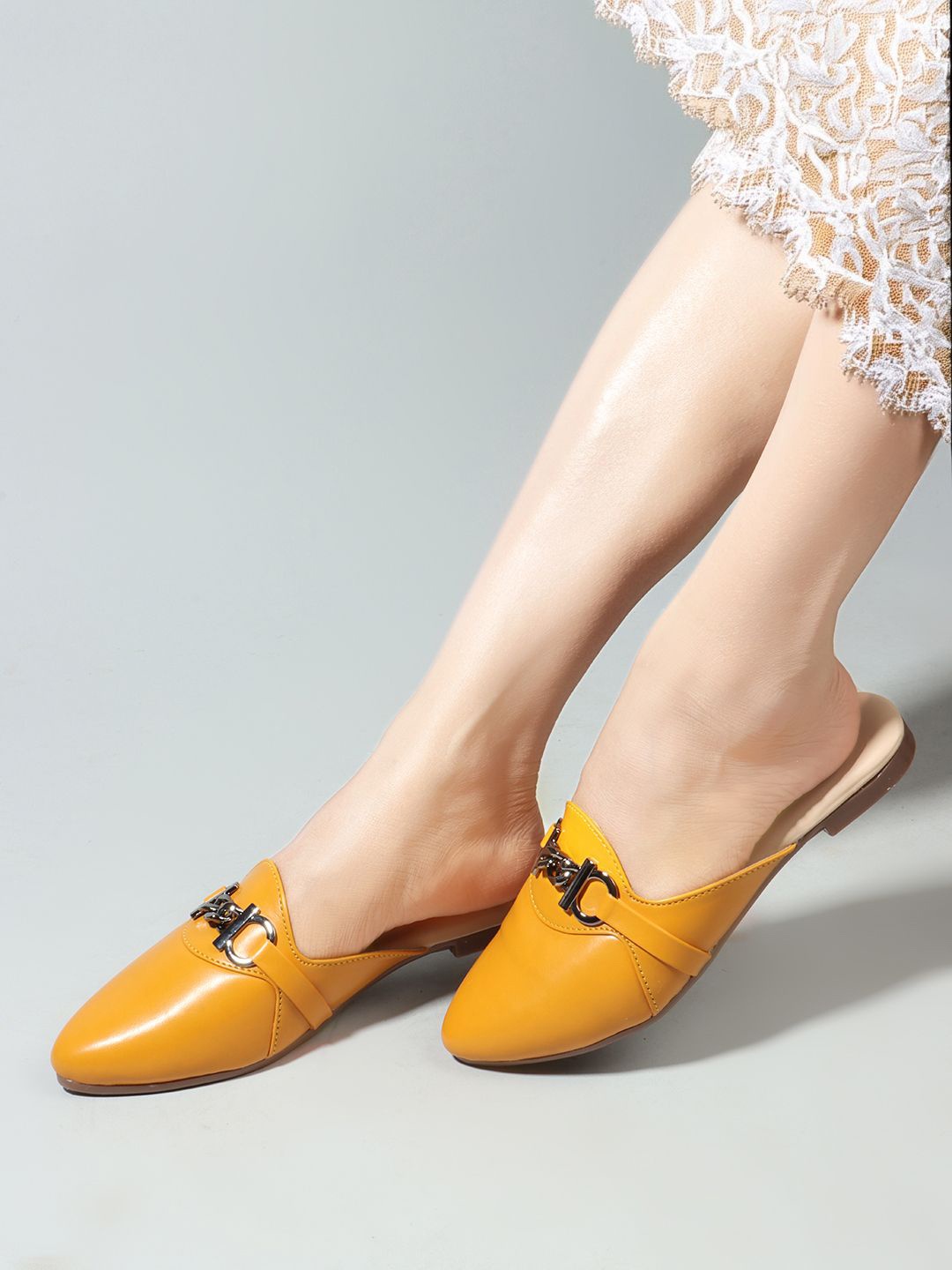 

Lavie Women Round Toe Ballerinas Flats, Yellow