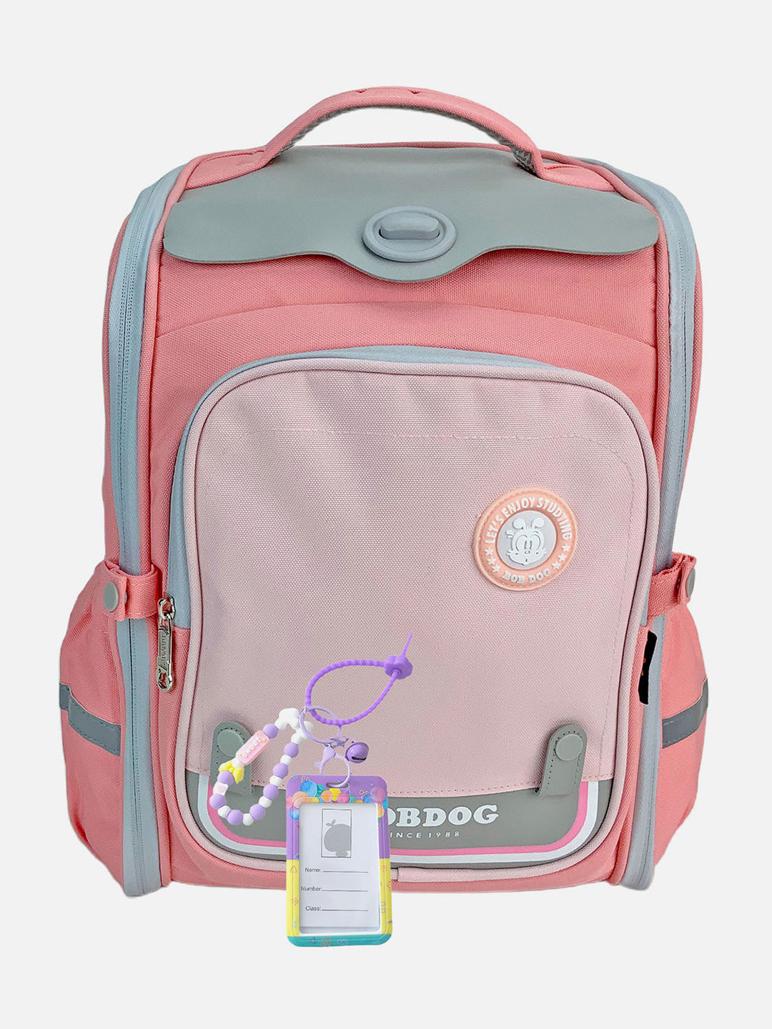 

Little Surprise Box LLP Kids Colourblocked ClimaCool Collapsible & Foldable Backpack, Pink