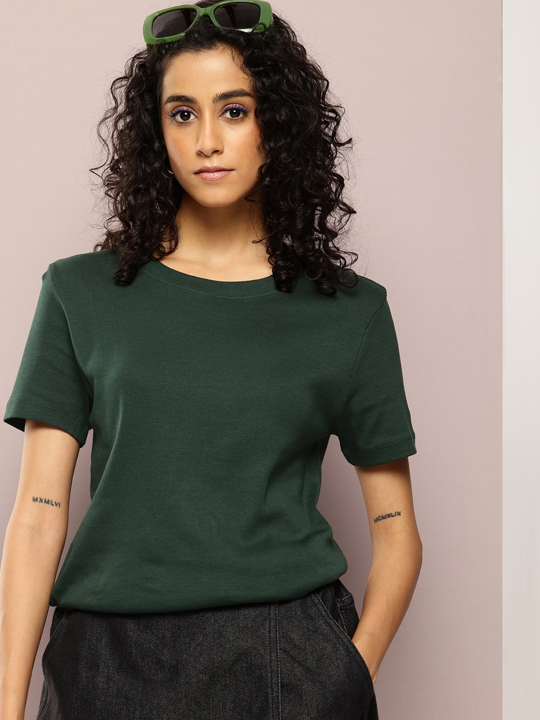 

Kook N Keech Solid T-shirt, Green