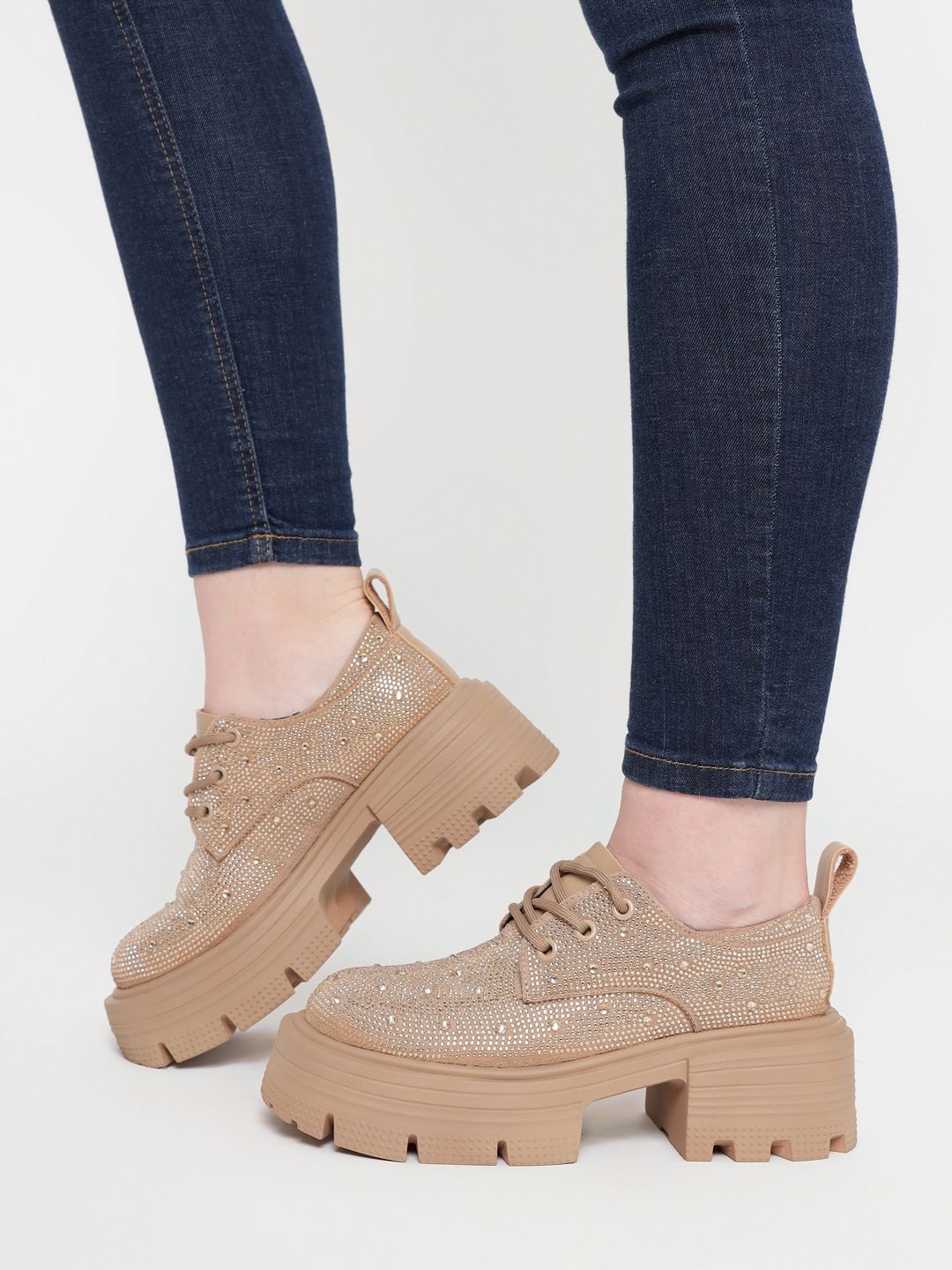 

Truffle Collection Women Suede Sneakers, Khaki
