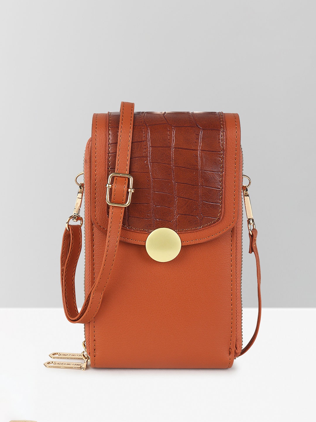 

Filauri Women Brown Leather Cross Body Sling Bag