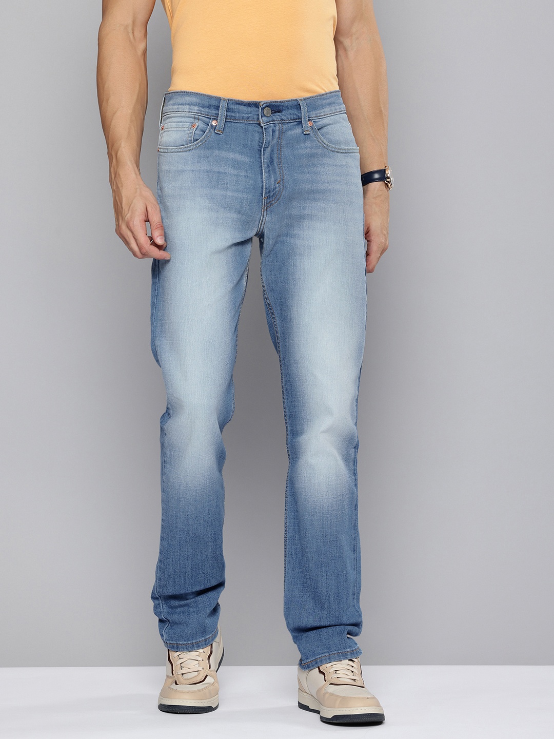 

Levis Men 511 Slim Fit Heavy Fade Stretchable Jeans, Blue