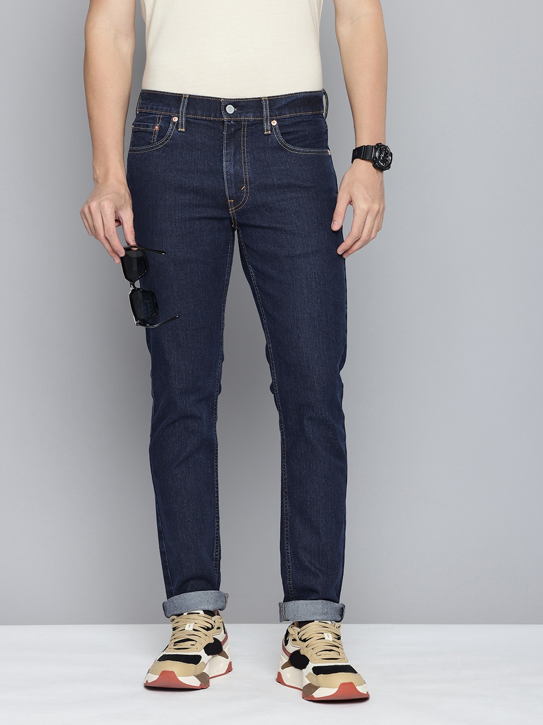

Levis Men 511 Slim Fit Stretchable Jeans, Blue