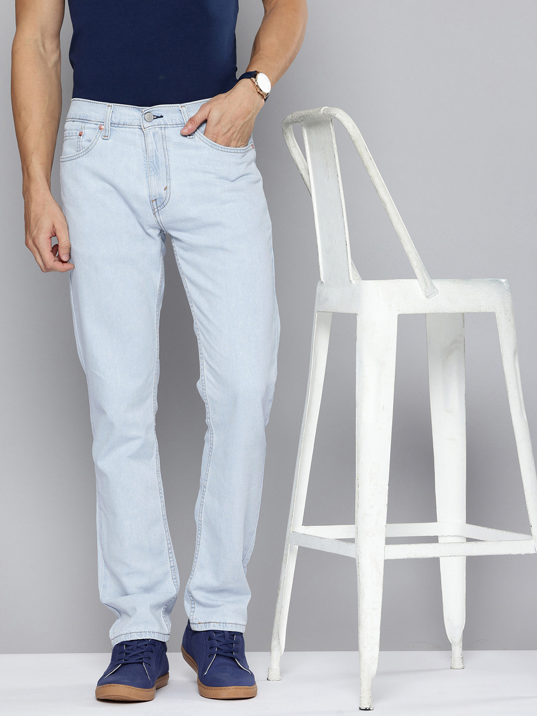 

Levis Men 511 Slim Fit Heavy Fade Stretchable Jeans, Blue