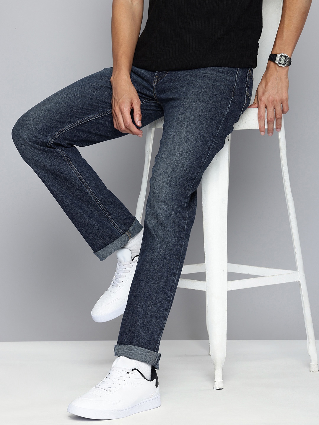 

Levis Men 511 Slim Fit Light Fade Stretchable Jeans, Blue