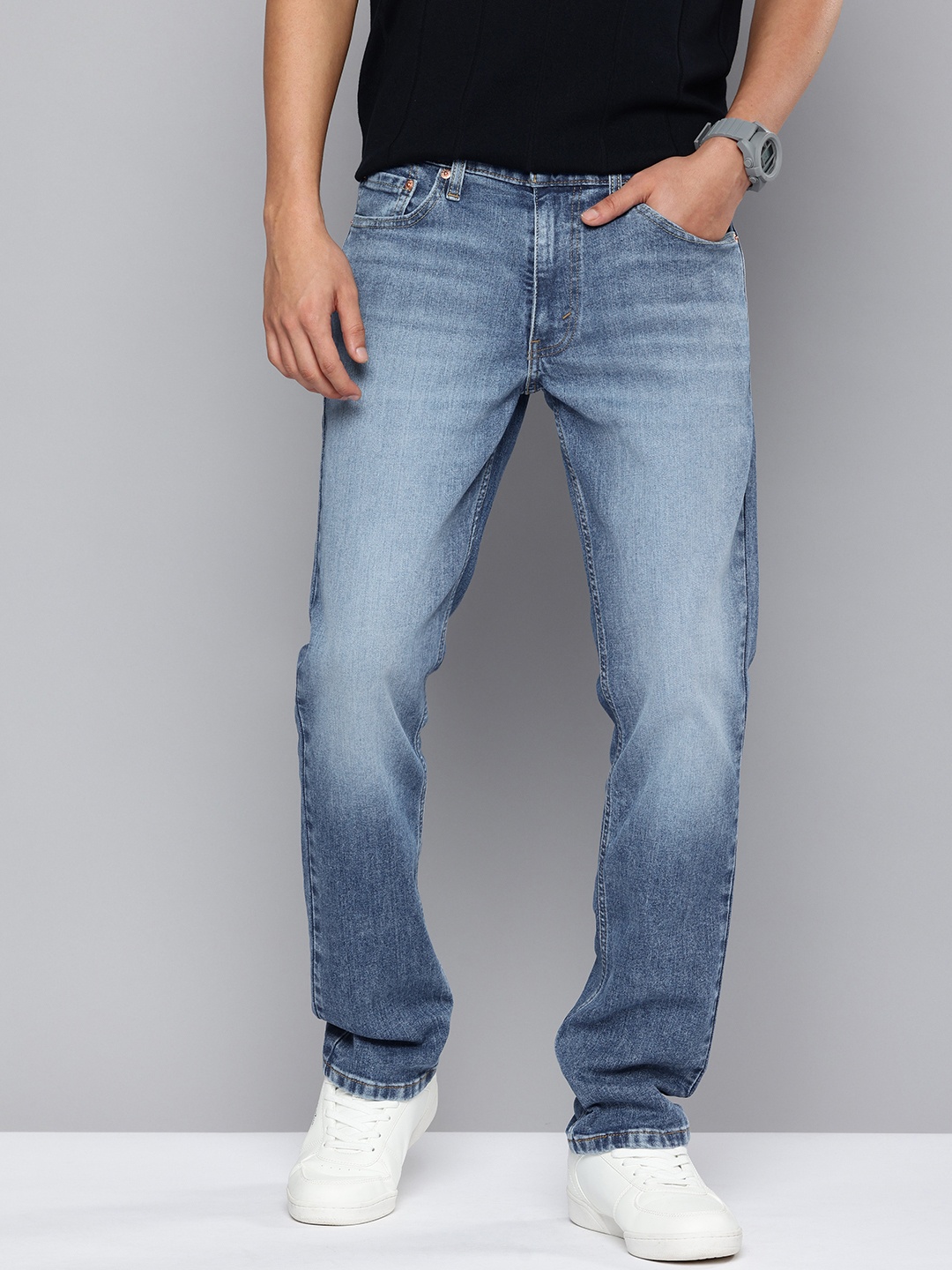 

Levis Men 511 Slim Fit Heavy Fade Stretchable Jeans, Blue