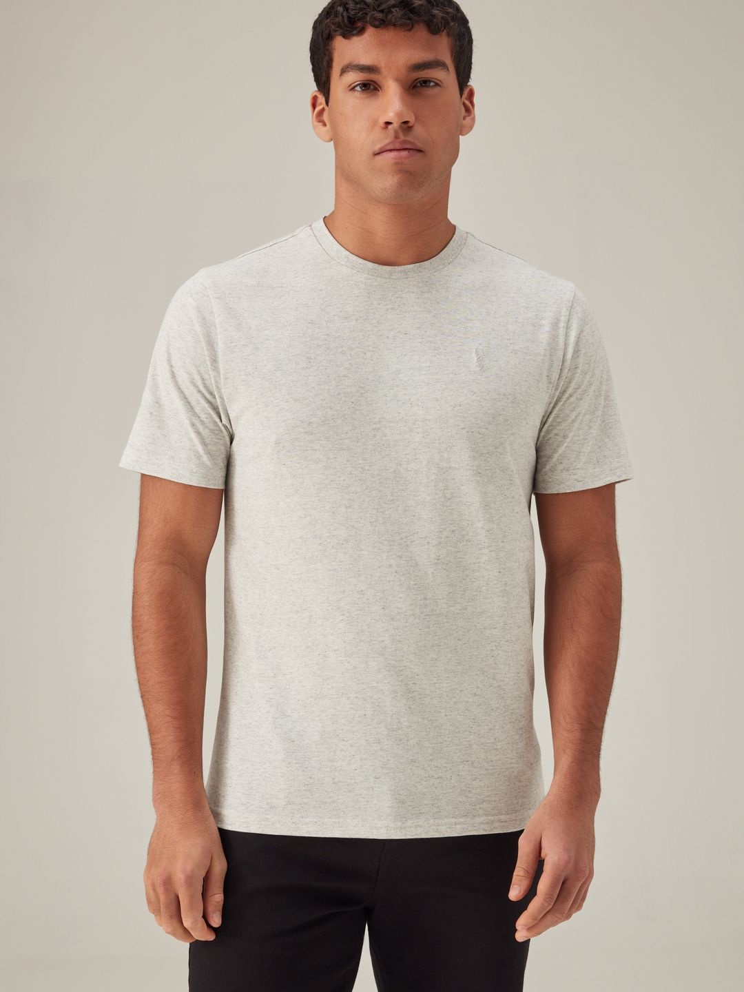 

NEXT Solid Regular Fit T-shirt, Grey