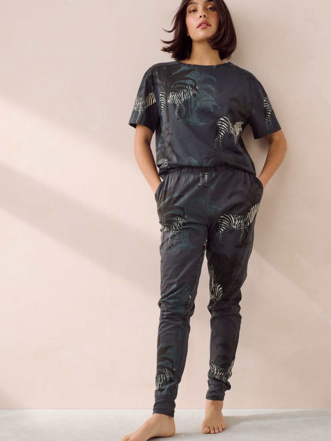 

NEXT Women Printed Pyjamas, Blue