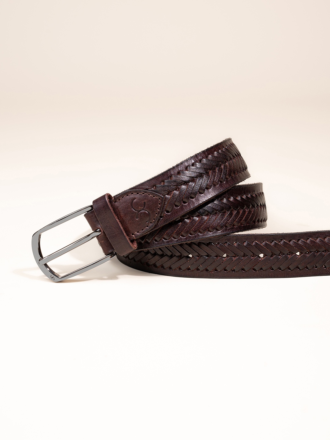 

One8 Men Premium Leather Belt, Brown