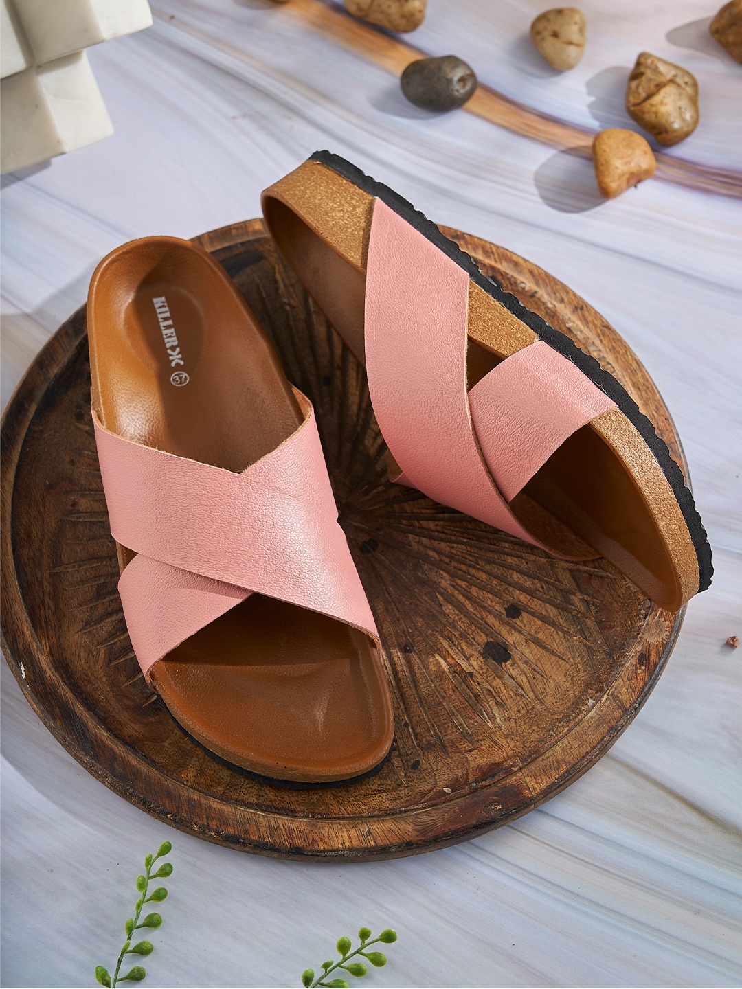 

Killer Women Open Toe Regular Flats, Pink