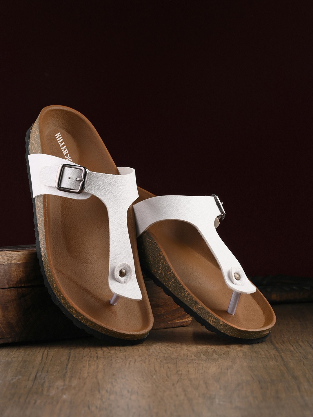 

Killer Women One Toe Flats, White