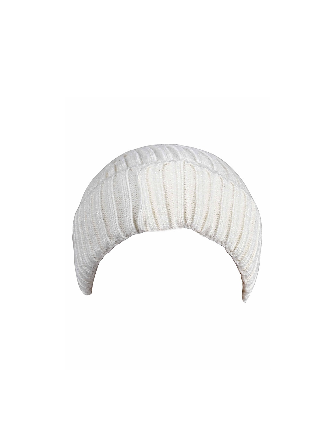 

Calvadoss Men Woollen Beanie, White