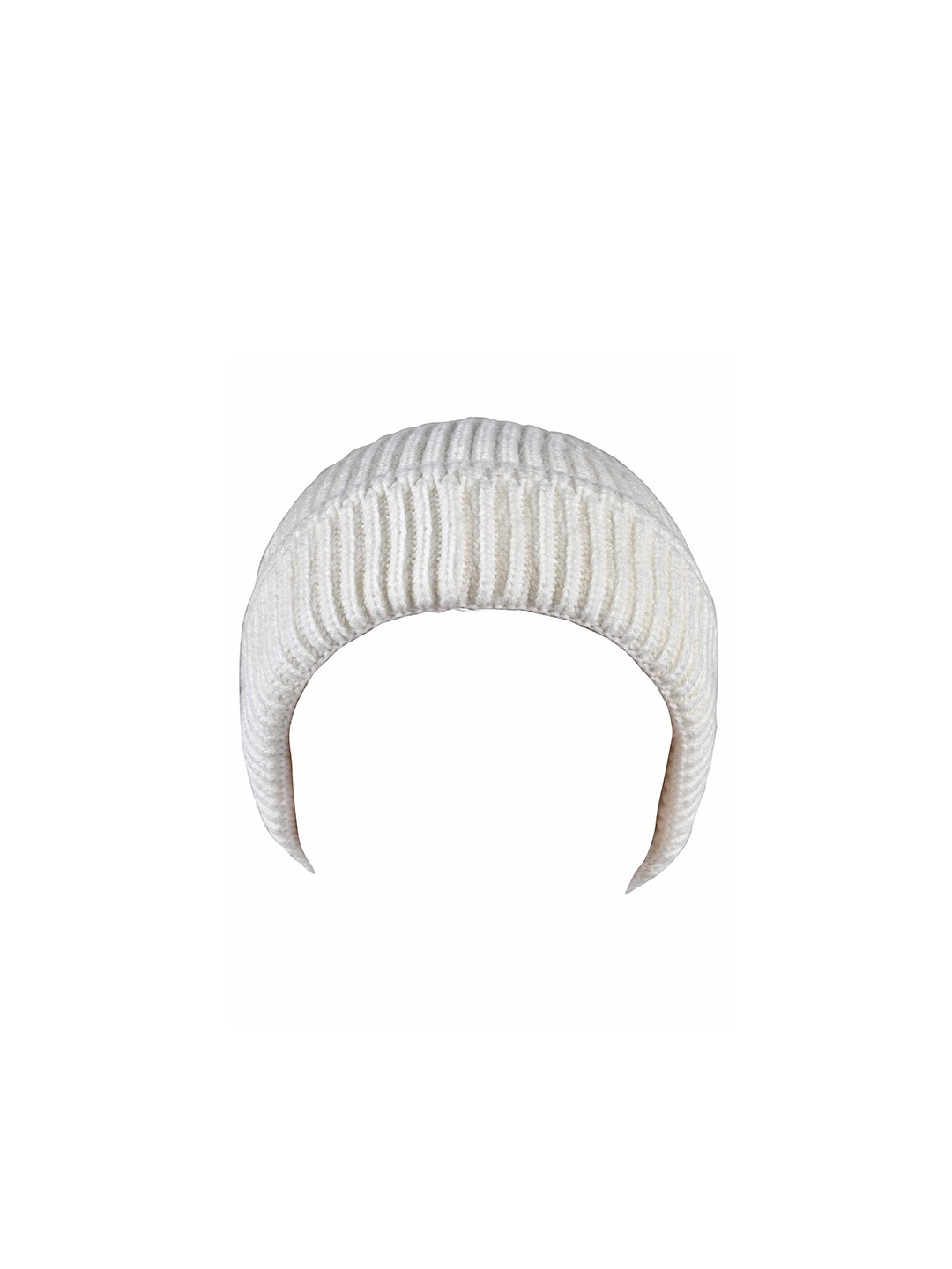 

Calvadoss Men Woollen Beanie, White