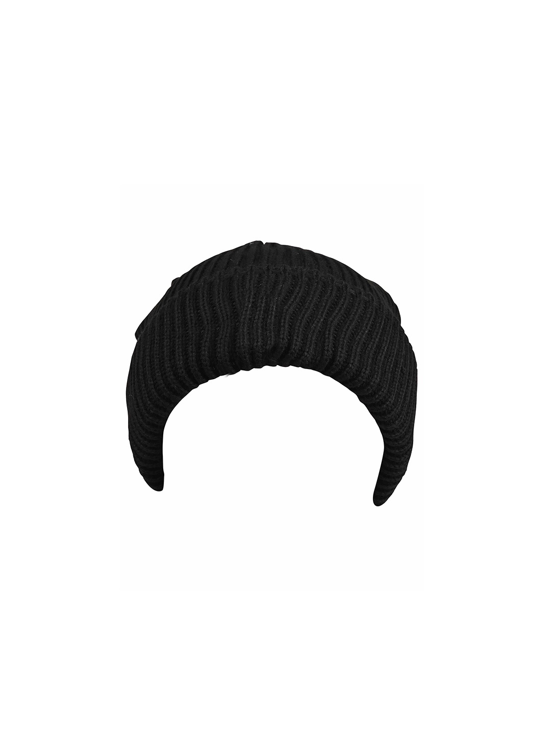 

Calvadoss Men Black Woollen Beanie