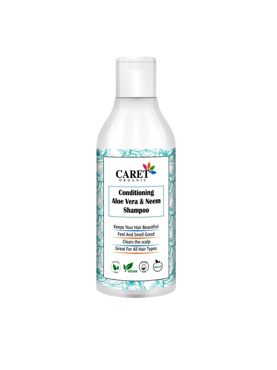 

CARET ORGANIC Conditioning Aloe Vera & Neem Shampoo - 300 ml, White