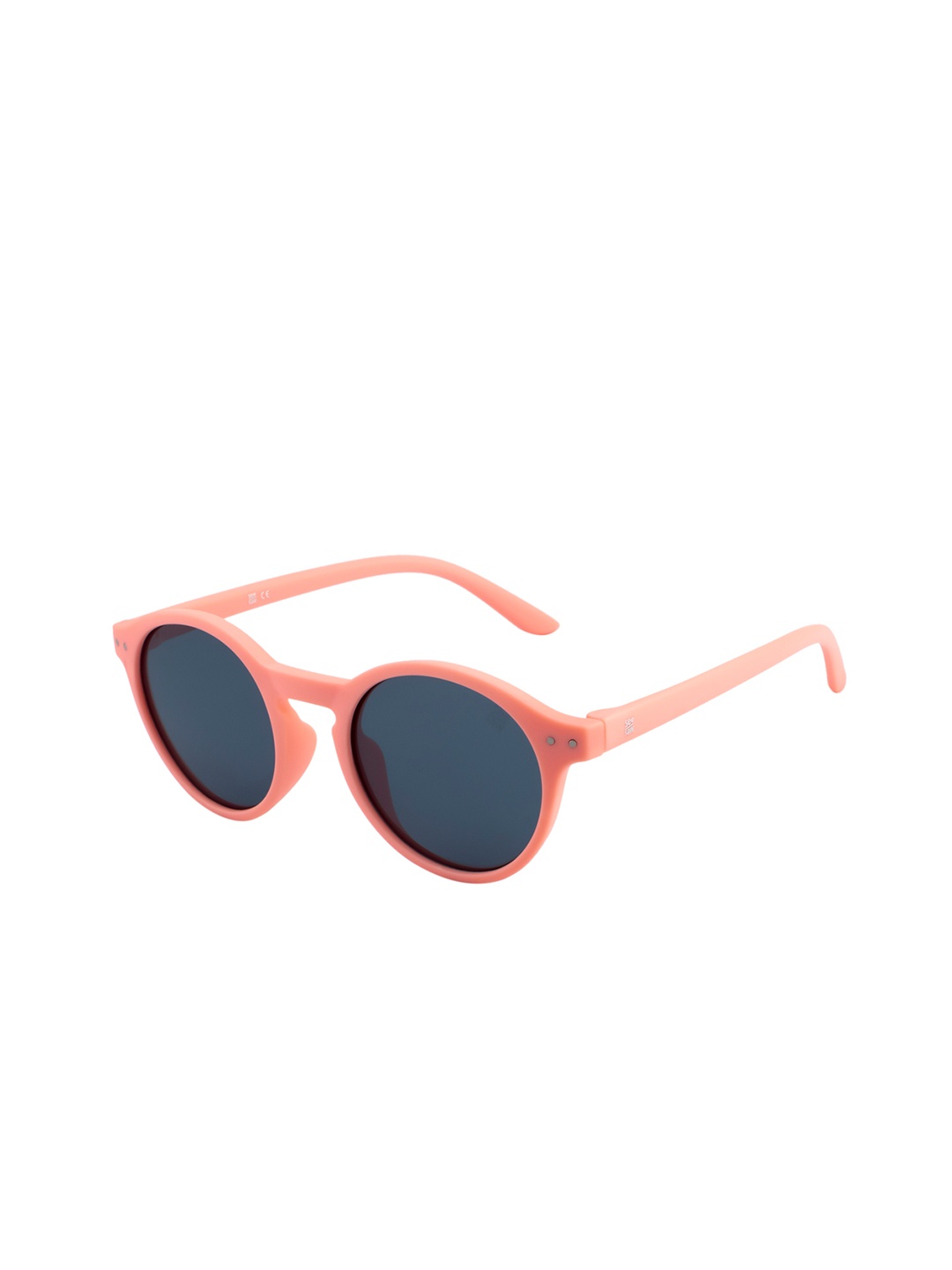 

SEESAW Unisex Blue Lens Pink TR90 Round Sunglass with 100% UV Protection - Ideal for Kids 8-12 Yrs