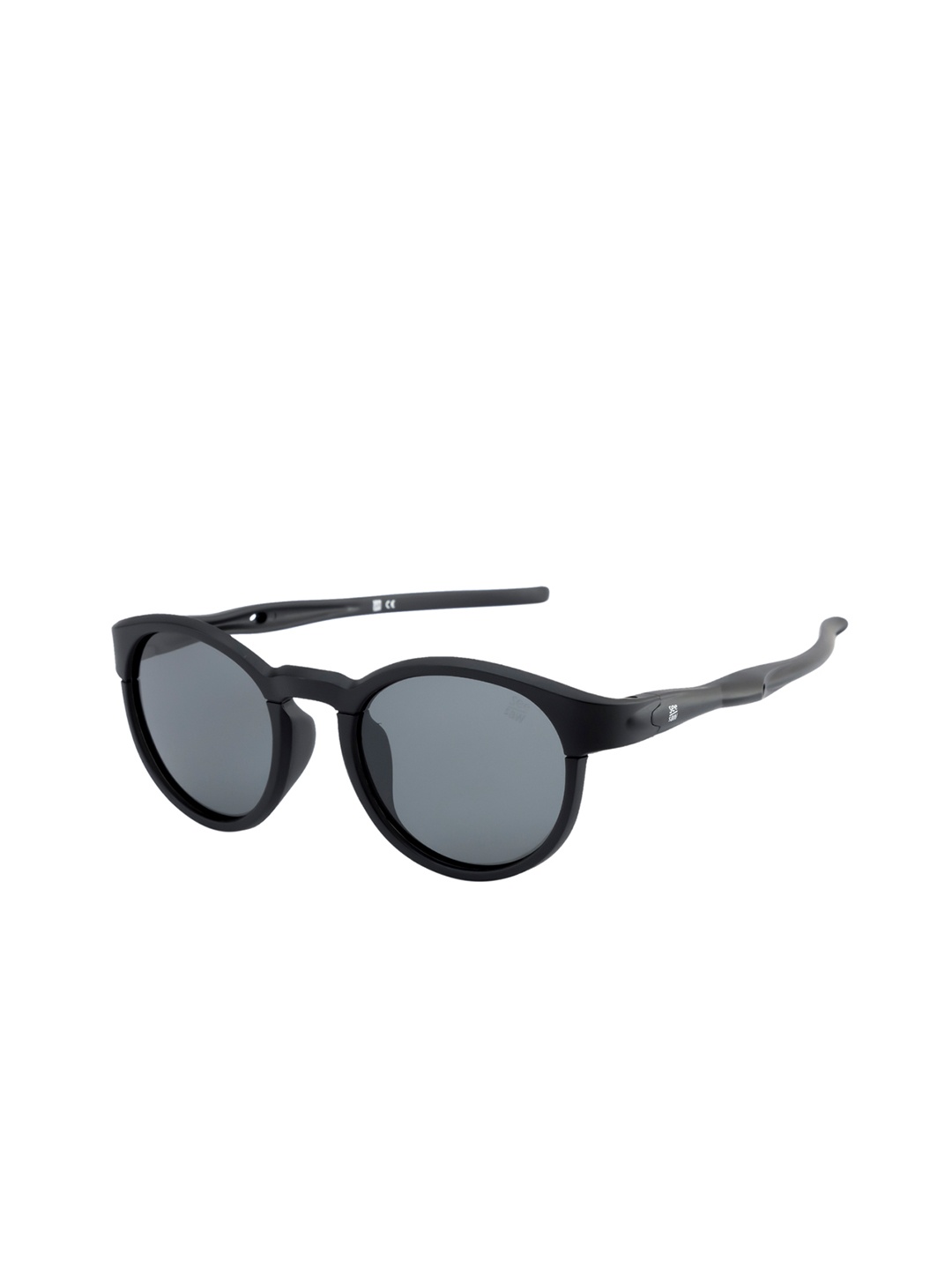 

SEESAW Unisex Blue Lens Black TR90 Round Sunglass with 100% UV Protection - Ideal for Kids 5-8 Yrs