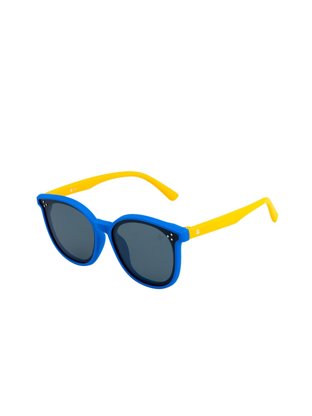 

SEESAW Unisex Blue Lens Blue TR90 Square Sunglass with 100% UV Protection - Ideal for Kids 8-12 Yrs