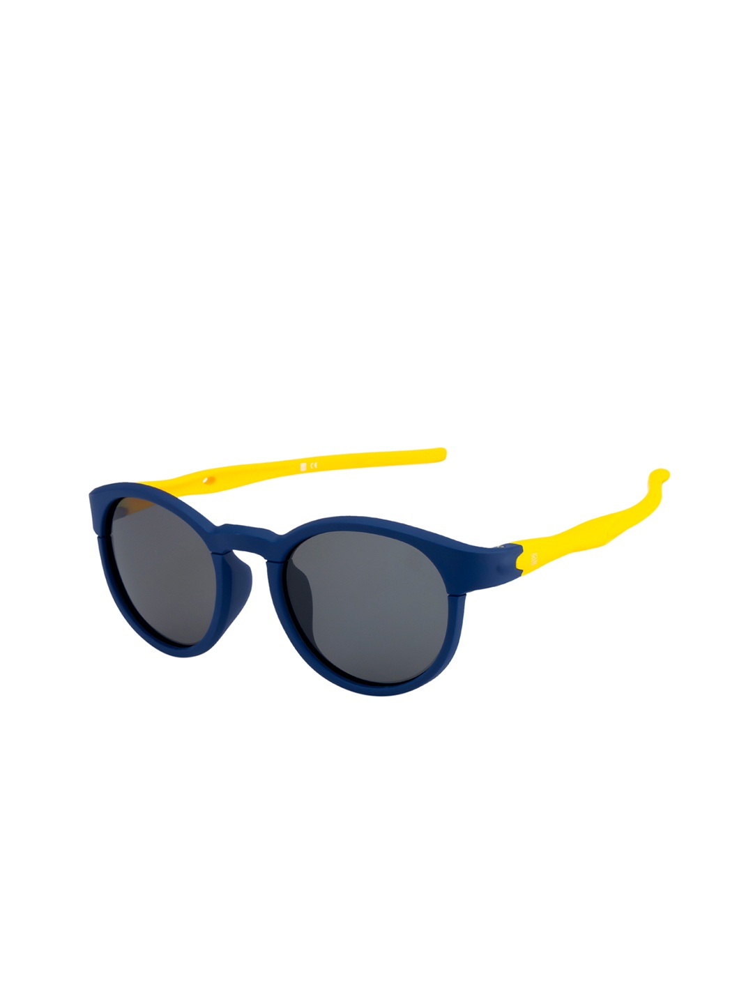 

SEESAW Unisex Blue Lens Navy Blue TR90 Round Sunglass with 100% UV Protection-Ideal for Kids 5-8 Yrs