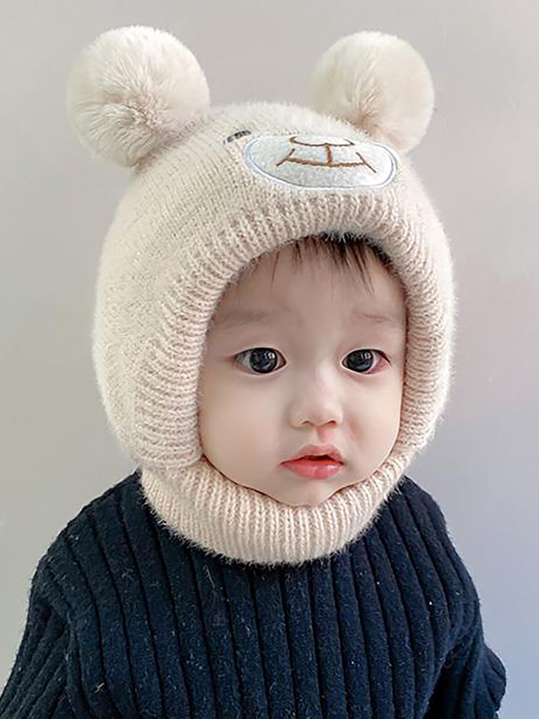 

SYGA Kids Woollen Beanie, Beige