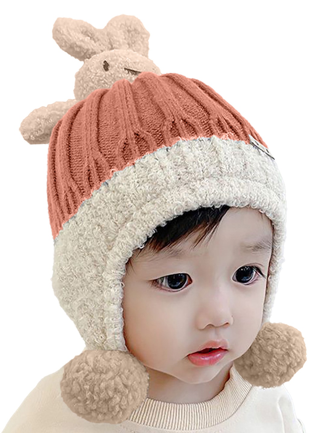 

SYGA Kids Self Design Beanie, Orange