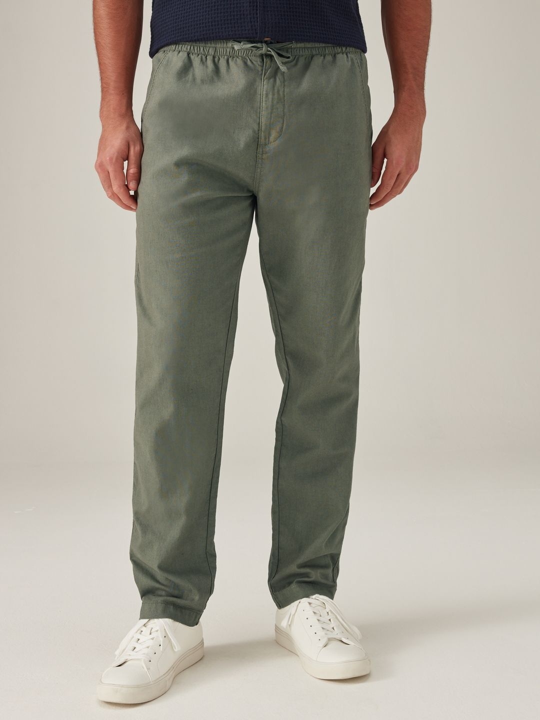 

NEXT Men Slim Fit Trousers, Green