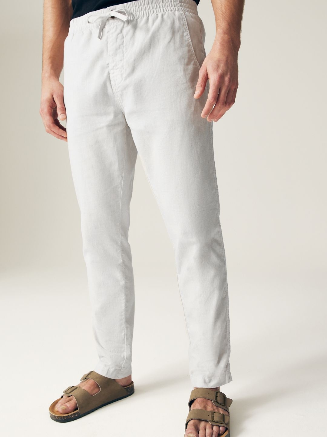 

NEXT Men Slim Fit Trousers, Grey