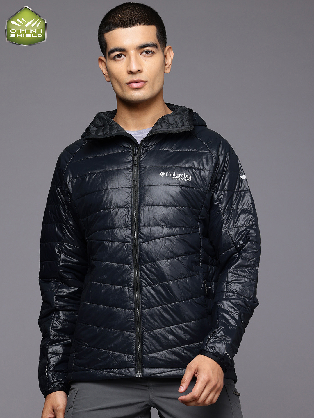 

Columbia Men Omni-Heat Infinity Platinum Peak II J Lightweight Outdoor Puffer Jacket, Black