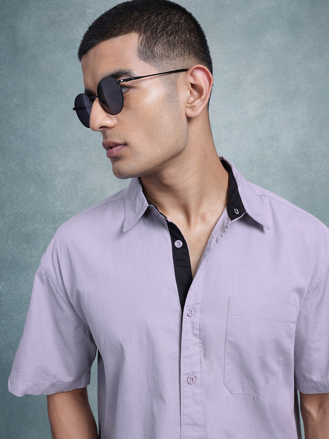 The Roadster Life Co. Pure Cotton Opaque Relaxed Fit Casual Shirt