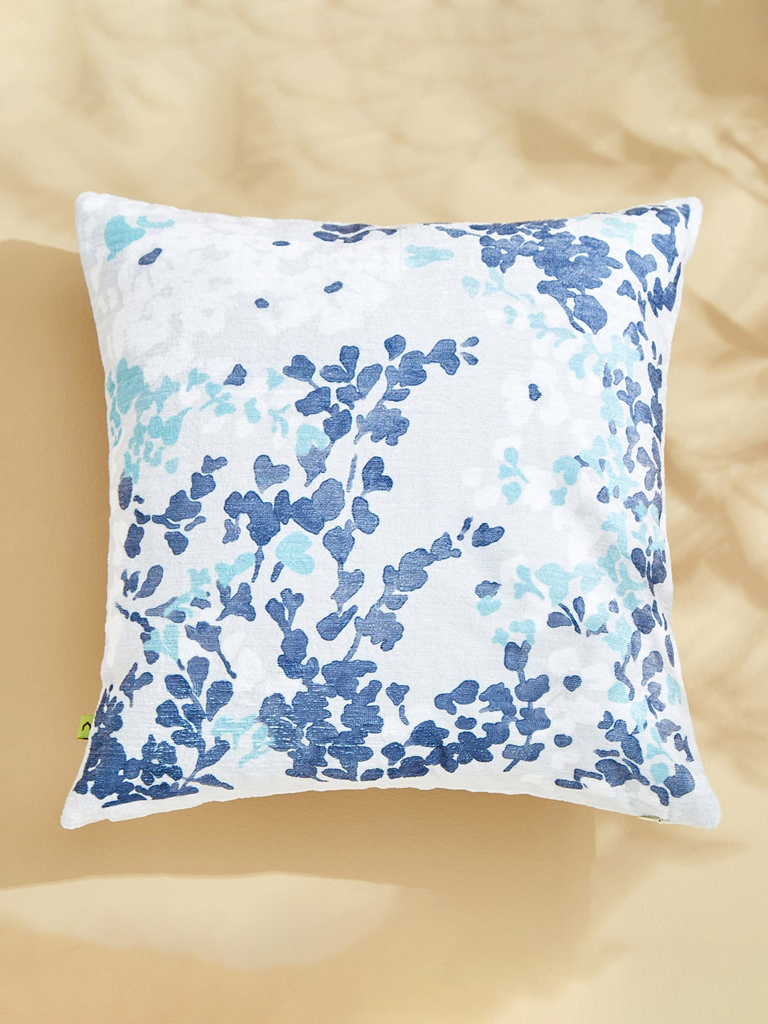 

Home Centre Celebrations Blue & White Floral Square Shaped Cushion Cover