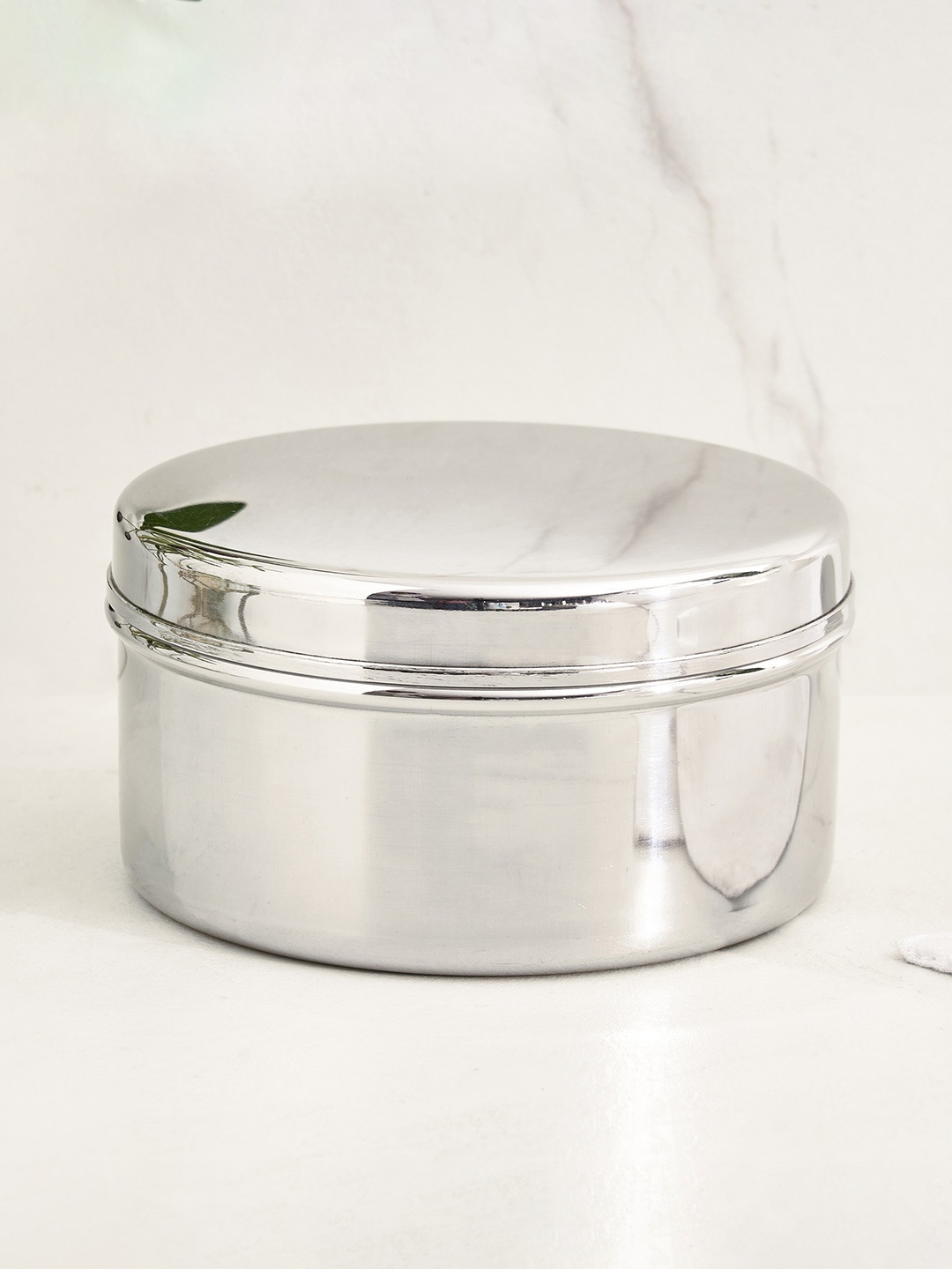 

Home Centre Corsica Aresco 3 Pieces Stainless Steel Canister Containers, Silver