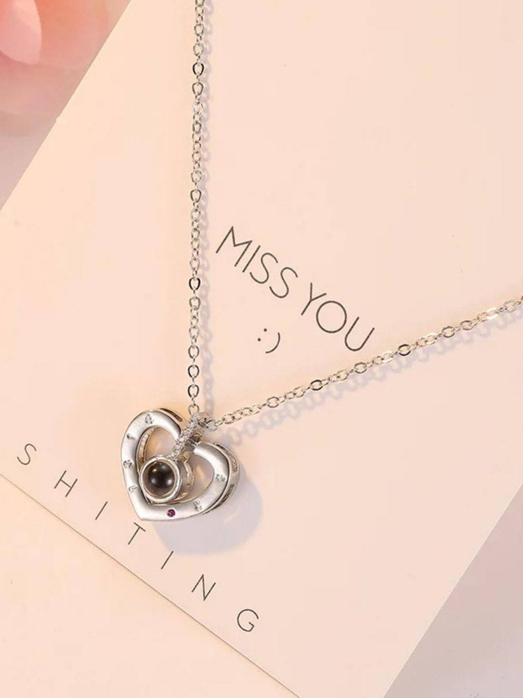 

MYKI Silver-Plated Contemporary Pendants with Chains