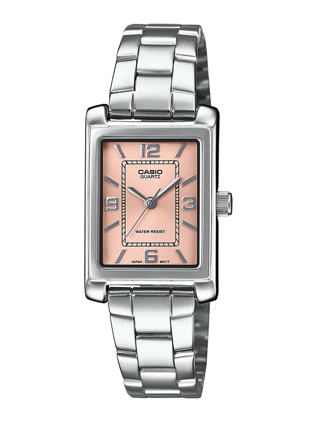 CASIO Women Dial & Stainless Steel Cuff Straps Analogue Watch A2355, Silver