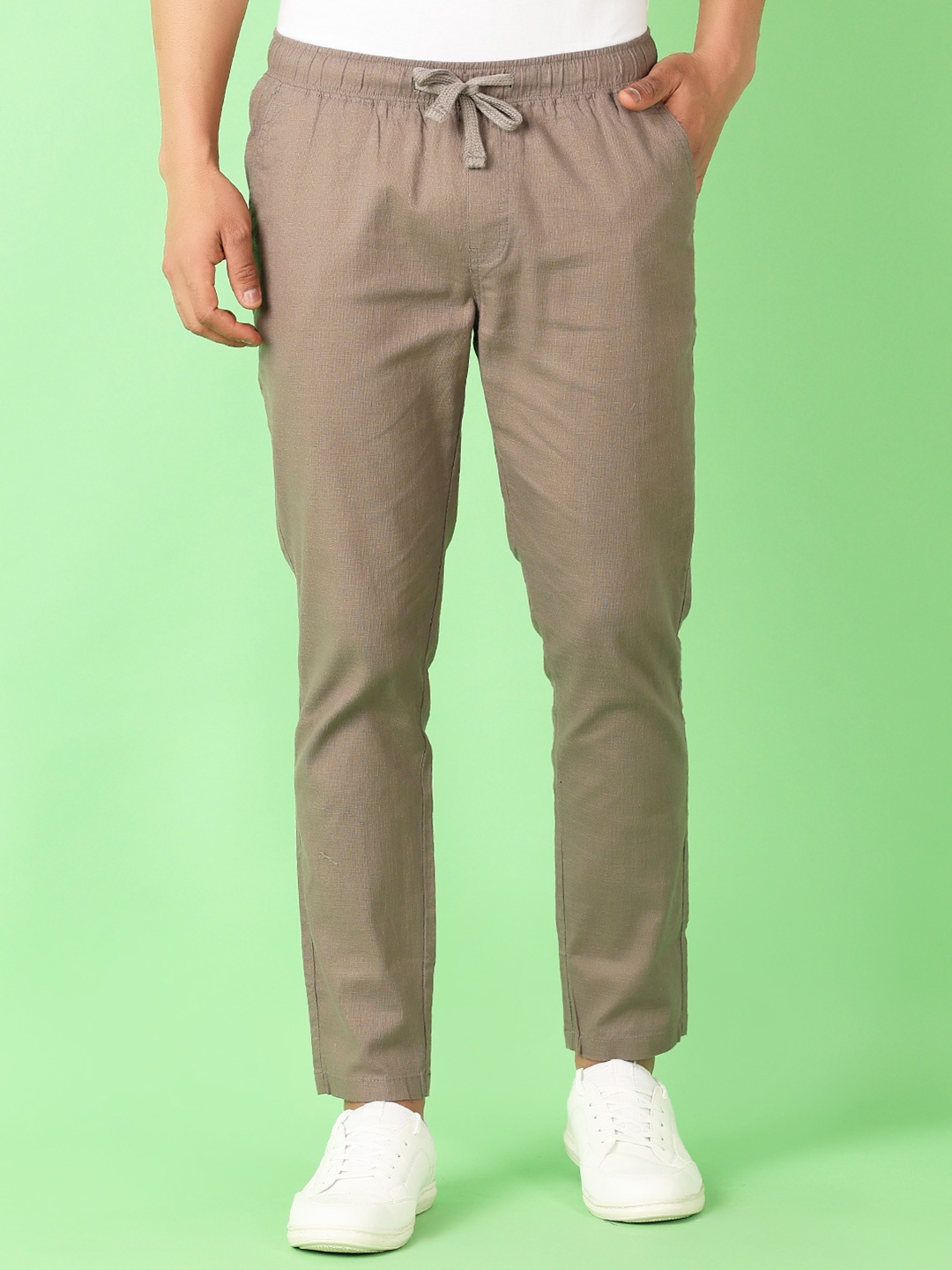 

V-Mart Men Chinos Trousers, Grey