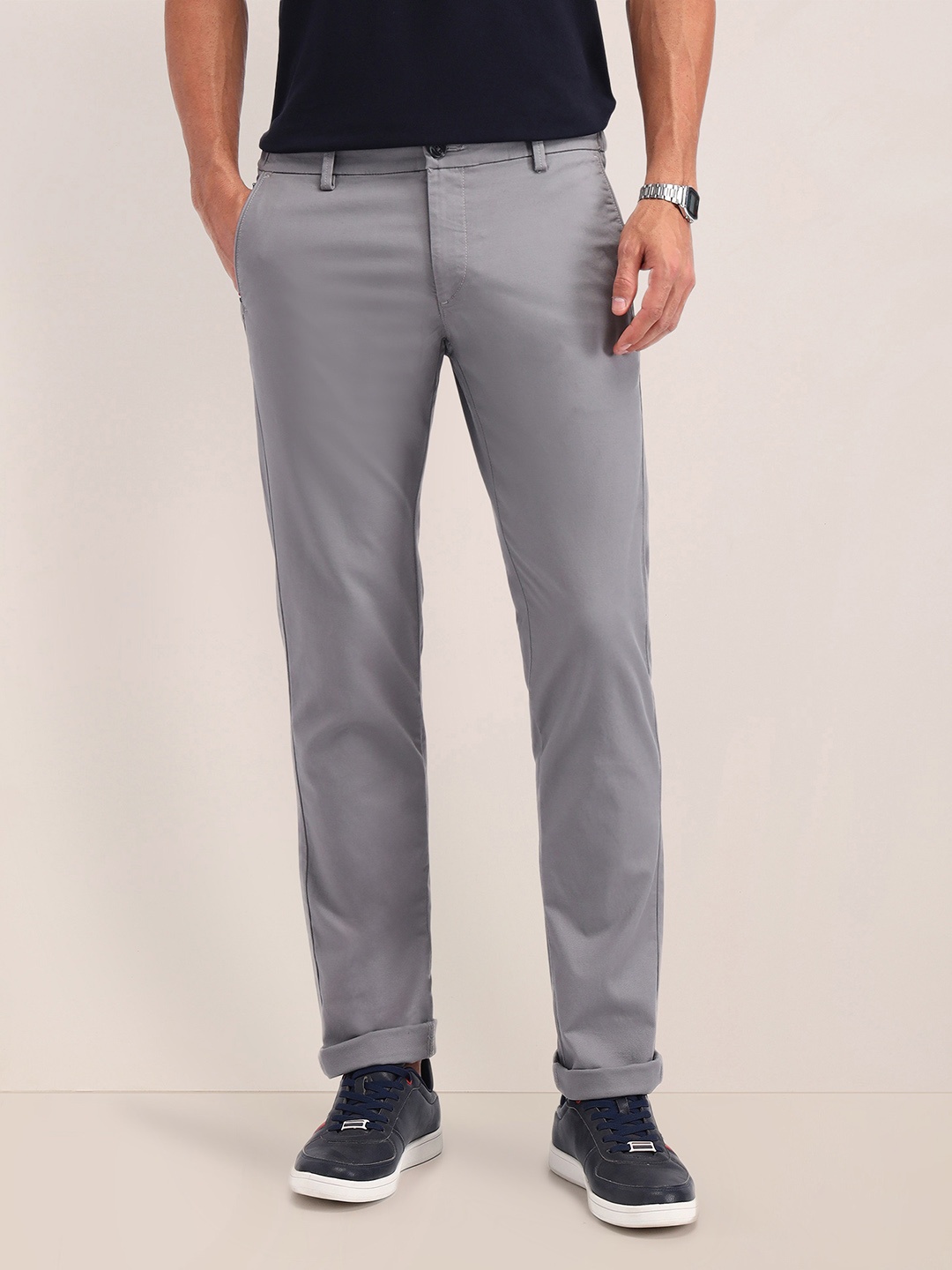 

U.S. Polo Assn. Men Urban Slim Fit Trousers, Grey