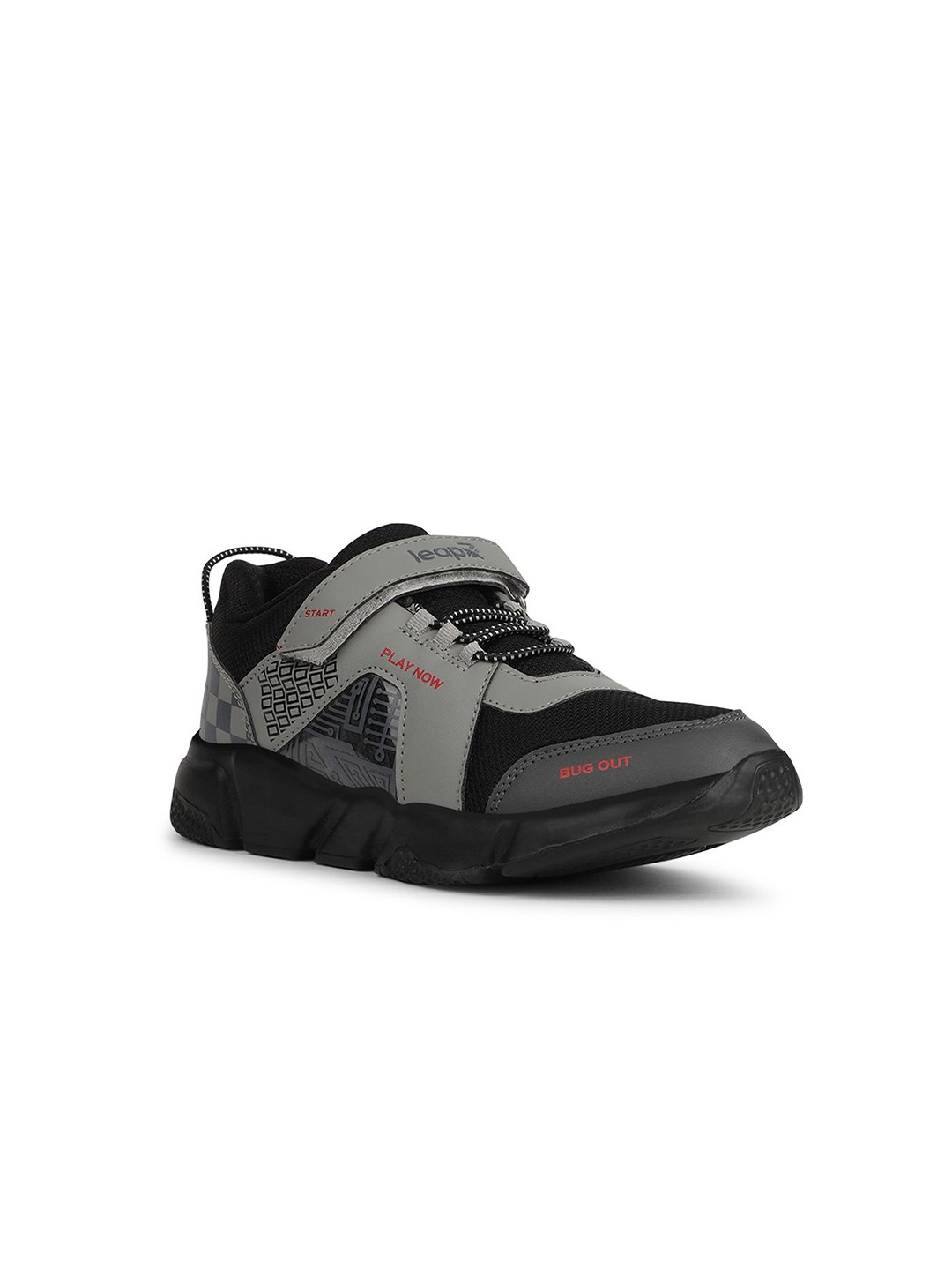 

LIBERTY POLAR 50 Kids Solid Sports Running Shoes, Grey