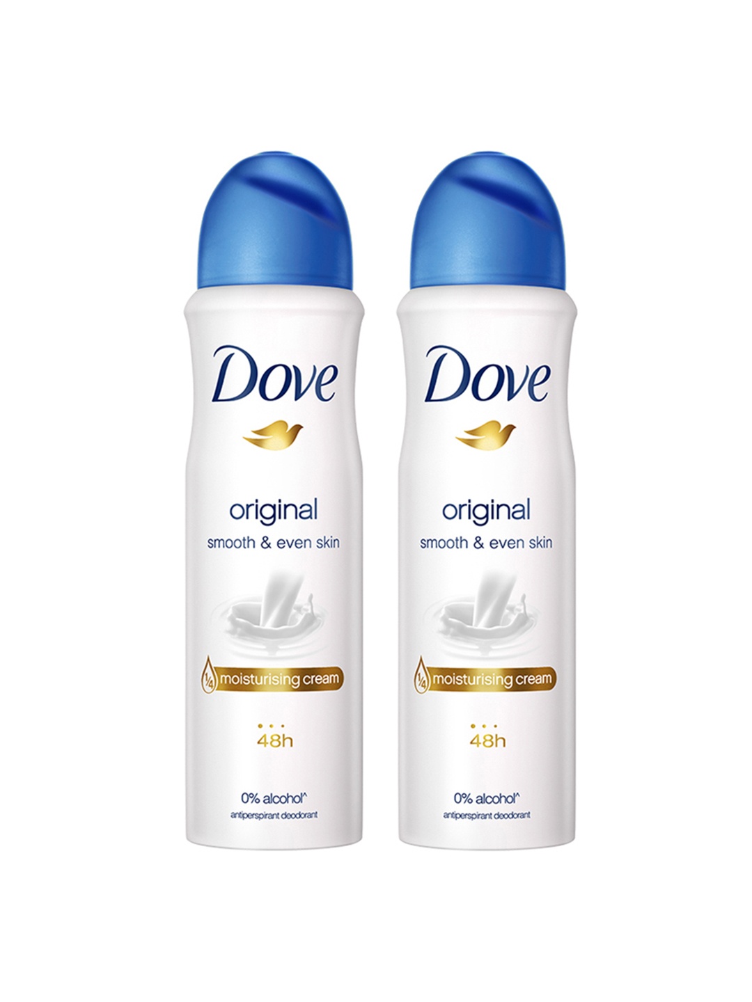 

Dove Women Set of 2 Original Smooth & Even Skin Deodorant - 150ml each, White