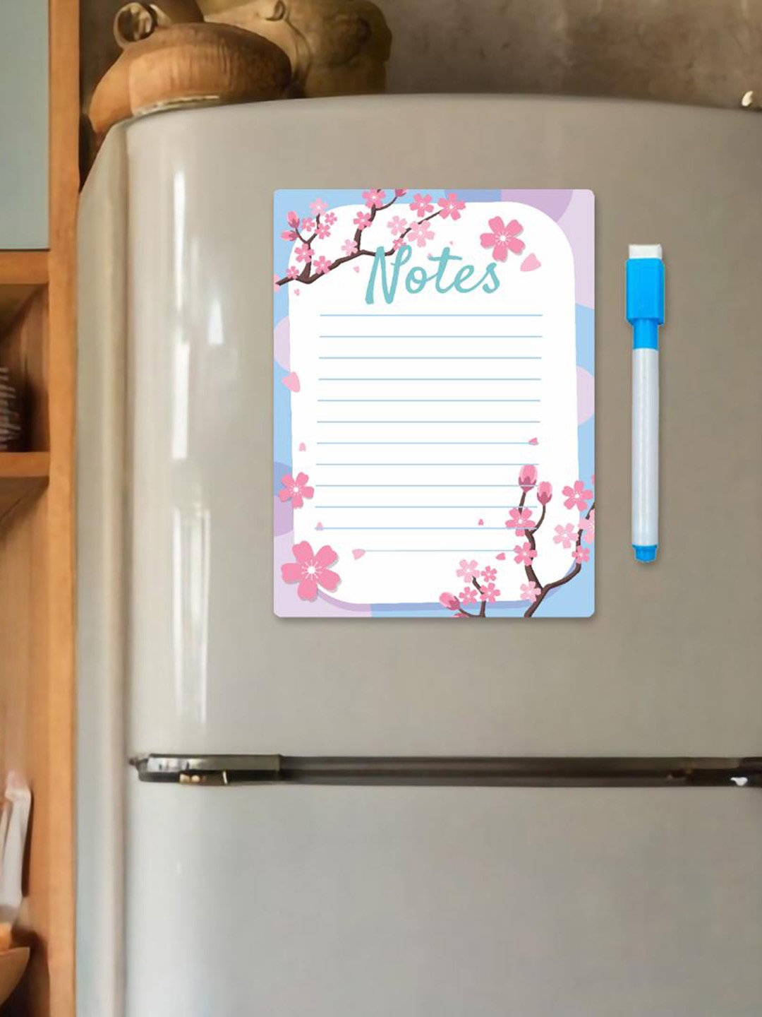 

CVANU Blue & Pink Planner Sheet Magnetic Sticker With Marker